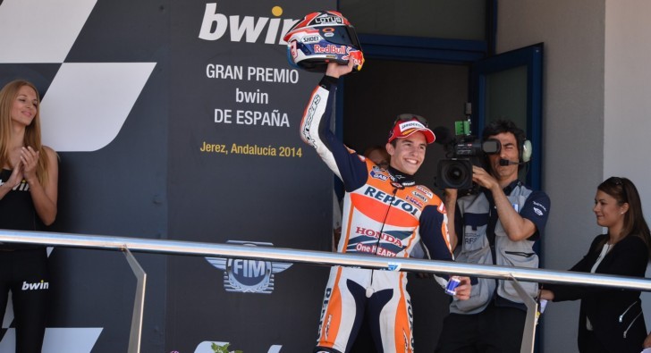 Marc Marquez wins at Jerez, 2014