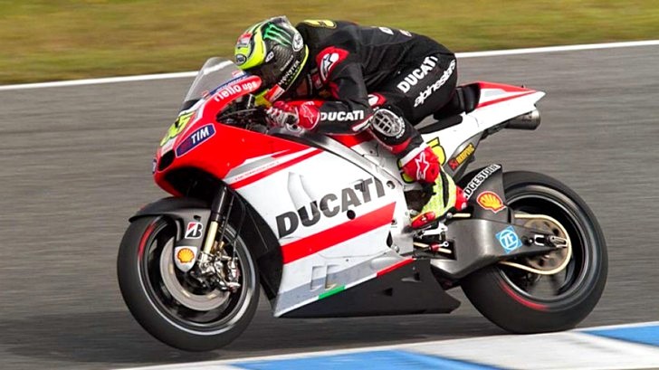 Cal Crutchlow at the Jerez tests