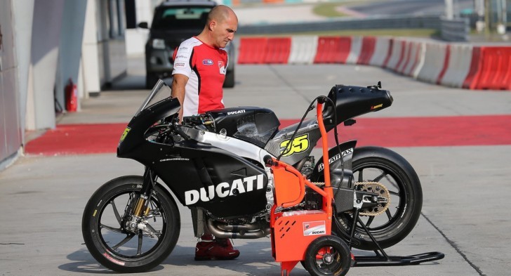 Crutchlow's Ducati at Sepang