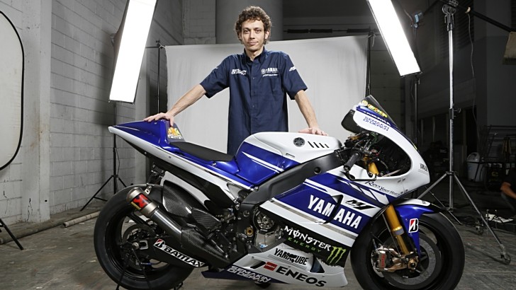 Rossi and his 2014 YZR-M1
