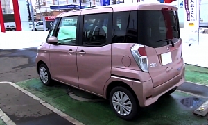 2014 Nissan Dayz Roox Is a Pink Shoe Box on Wheels