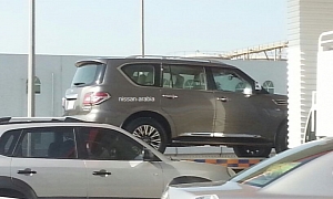 2014 Nissan Patrol Facelift Spotted in Dubai