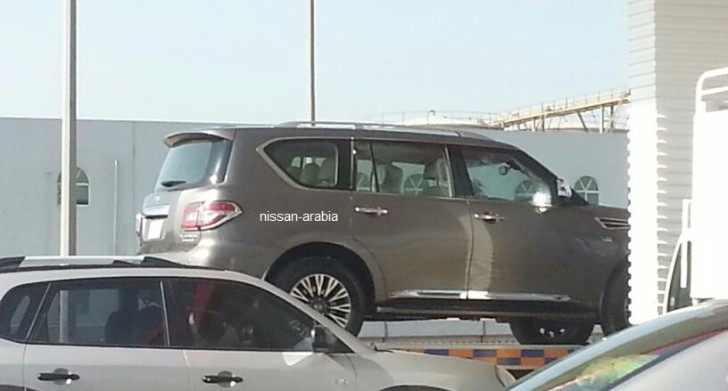 2014 Nissan Patrol Facelift Spotted in Dubai