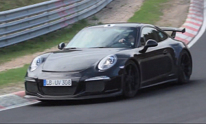2014 Porsche 911 GT3 Spotted Lapping the Nurburgring