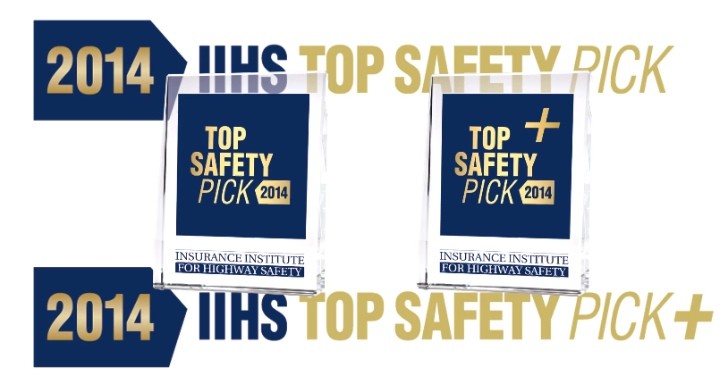 2014 IIHS Top Safety Pick