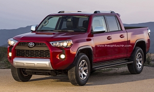 2014 Toyota 4Runner Rendered as Pickup