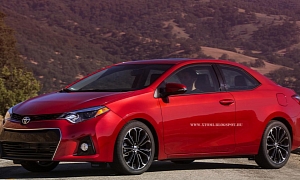2014 Toyota Corolla Rendered as Coupe