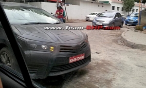 2014 Toyota Corolla Still Being Tested in India