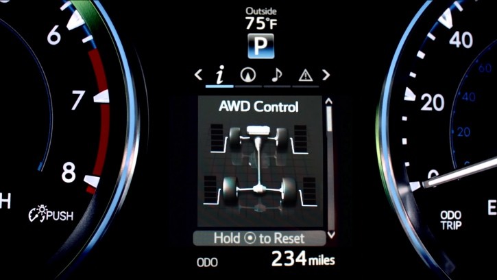 2014 Toyota Highlander Multi-Information Display