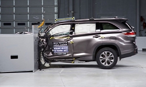 2014 Toyota Highlander Gets IIHS Top Safety Pick+ Award