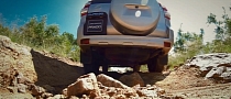 2014 Toyota Land Cruiser Prado Off-Roading – Rocks