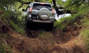 2014 Toyota Land Cruiser Prado Off-Roading - Rough Ramp