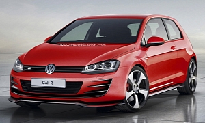 2014 Volkswagen Golf 7 R Rendered