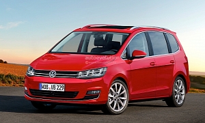 2014 Volkswagen Touran Rendered, Looks Ready for Production
