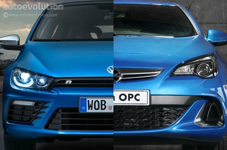 2014 VW Scirocco R vs Opel Astra OPC