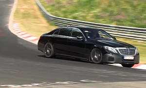 2014 W222 Mercedes S600 and S65 AMG Filmed at 'Ring