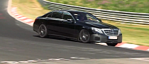 2014 W222 Mercedes S600 and S65 AMG Filmed at 'Ring