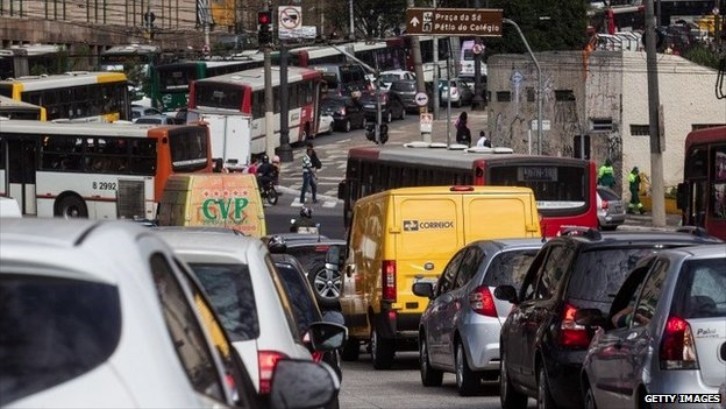 Sao Paulo's traffic chaos