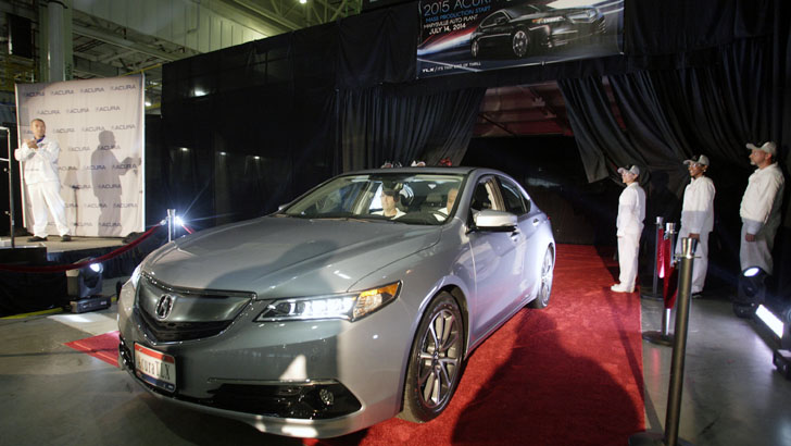 2015 Acura TLX production