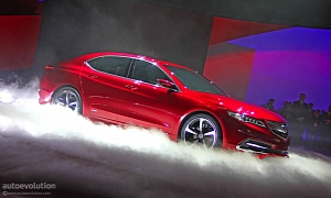 2015 Acura TLX Prototype Unveiled at 2014 Detroit Show <span>· Live Photos</span>