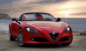 2015 Alfa Romeo Spider Rendered