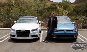 2015 Audi A3 vs 2015 Volkswagen Golf: What's the Difference Between the MQB Twins
