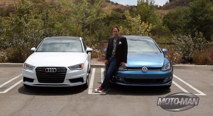 2015 Audi A3 vs 2015 Volkswagen Golf: What's Different about the MQB Twins
