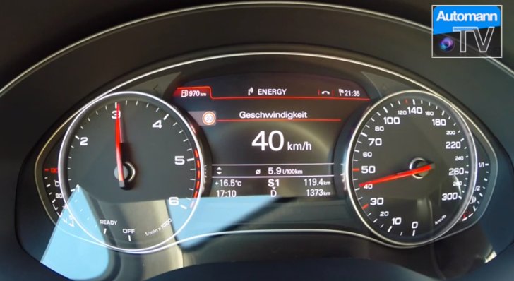 Audi A6 2.0 TDI ultra Acceleration and Top Speed Test