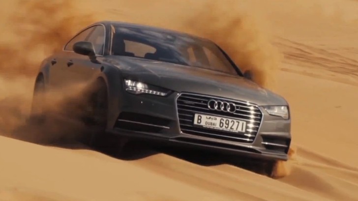 2015 Audi A7 Takes on Dubai's Sand Dunes with Stunning Results