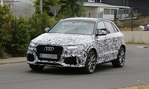 2015 Audi RS Q3 Facelift First Spy Photos: Should Have a New 2.5 TFSI