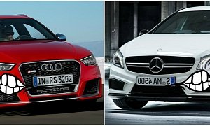 2015 Audi RS3 Costs €56,600. Is It Worth More Money than the A45 AMG?