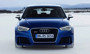 2015 Audi RS3 New Photos Show Sepang Blue Color
