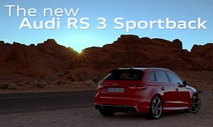 2015 Audi RS3 Sportback First Video Reveals Mental Exhaust