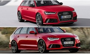 2015 Audi RS6 Avant Facelift Photo Comparison: Subtle Cosmetic Changes