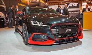 2015 Audi TT Gets Red Lipstick from ABT, Makes 310 HP <span>· Video</span>  <span>· Live Photos</span>