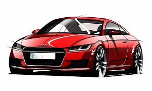2015 Audi TT Looks Official Sketches Revealed ahead of Geneva Debut