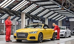 2015 Audi TT Roadster Production Starts in Hungary