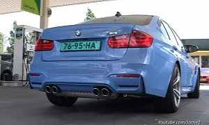 2015 BMW F80 M3 Revs for the Camera in the Netherlands