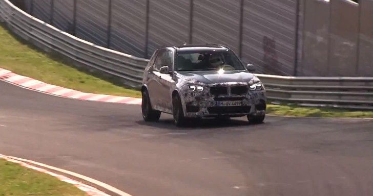 2015 BMW X5 M testing on the Nurburgring