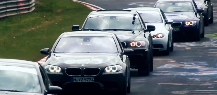 BMW M Festival motorcade