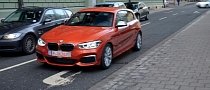 2015 BMW M135i Facelift Spotted in Real-Life Traffic. Still Looks Good!