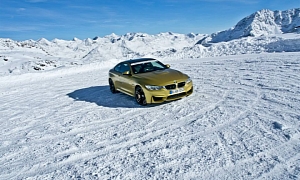 2015 BMW M4 Playing in the Snow
