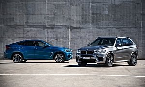 2015 BMW X5 M and X6 M Unveiled with 575 HP and 8-Speed Gearbox