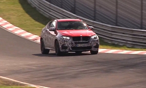 2015 BMW X6 M Caught Testing on the Nurburgring