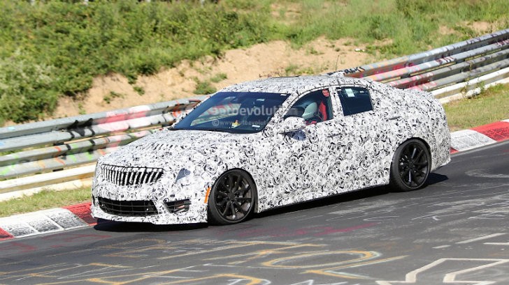 2015 Cadillac ATS-V Spied on the Nurburgring