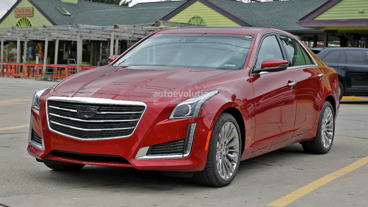 2015 Cadillac CTS sedan spied without camouflage