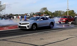 2015 Chevrolet Camaro Is no Regular ZL1, Hits the Drag Strip with 855-HP V8