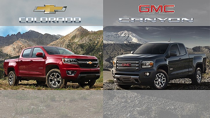 2015 Chevrolet Colorado and 2015 GMC Canyon