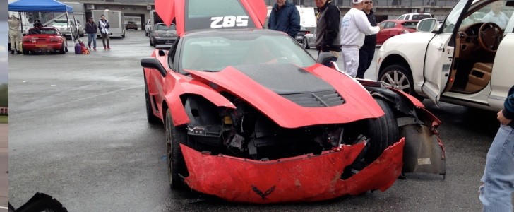 2015 Chevrolet Corvette Z06 Has Extreme Crash on Laguna Seca
