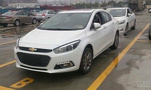 2015 Chevrolet Cruze Spied Completely Undisguised in China